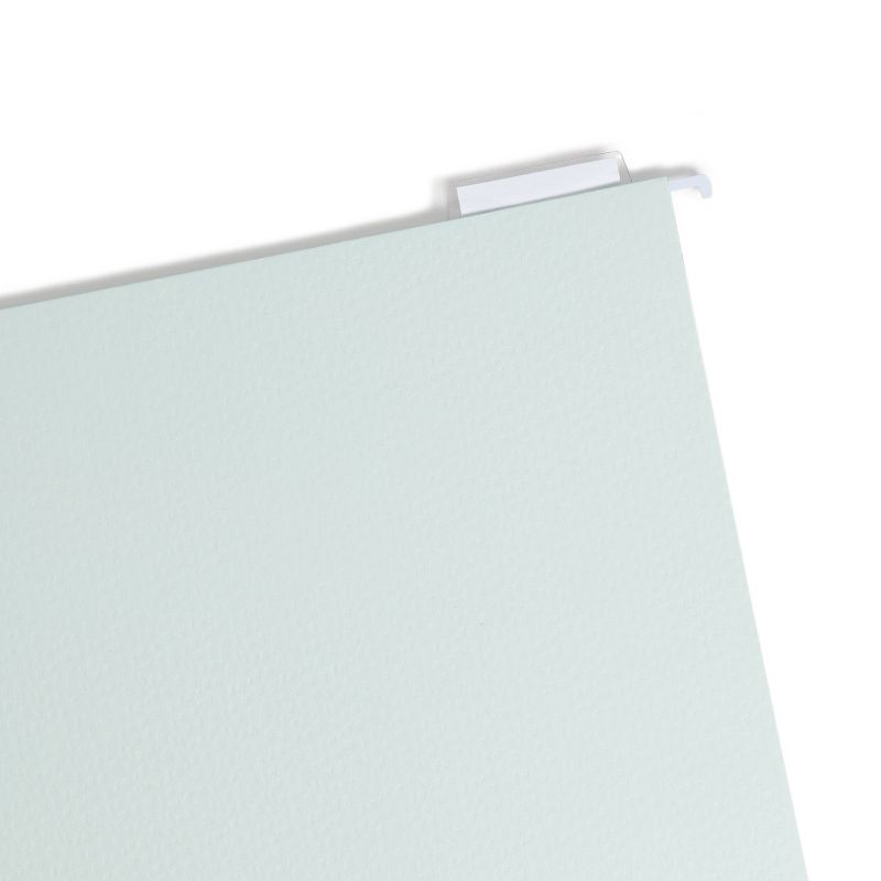slide 6 of 8, U Brands 6ct 6 Pockets Hanging File Folders - Debossed Pastels: Office Supplies, File Organizer, Multicolored, 40 Sheet Capacity, 6 ct, 40 sheets