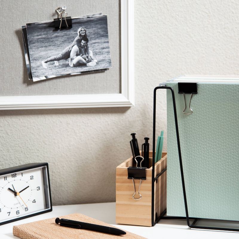 slide 8 of 8, U Brands 6ct 6 Pockets Hanging File Folders - Debossed Pastels: Office Supplies, File Organizer, Multicolored, 40 Sheet Capacity, 6 ct, 40 sheets