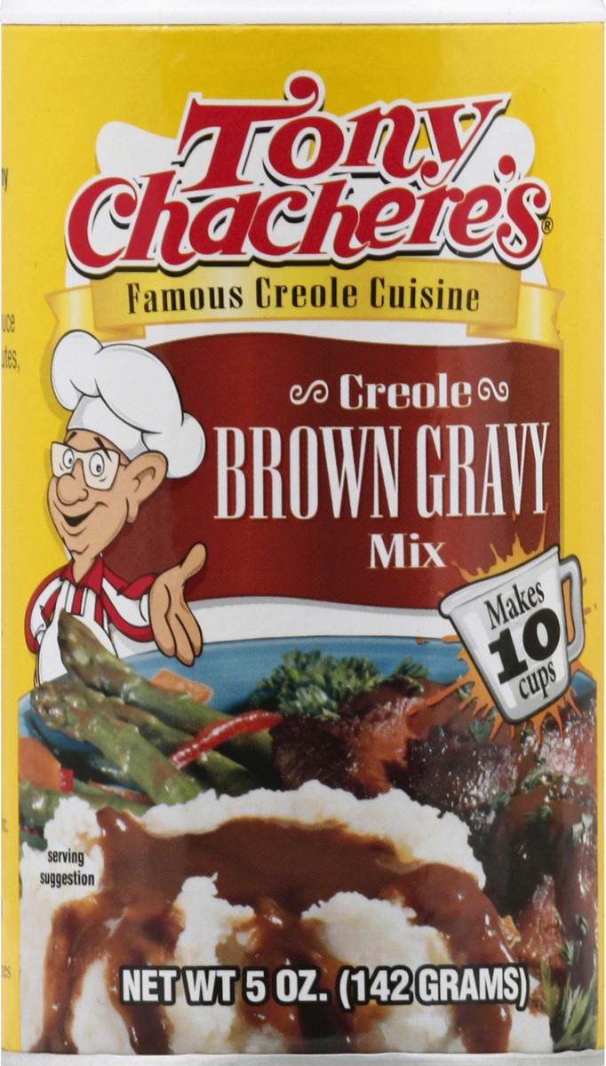 slide 2 of 2, Tony Chachere's Brown Gravy Mix, Creole, 5 oz