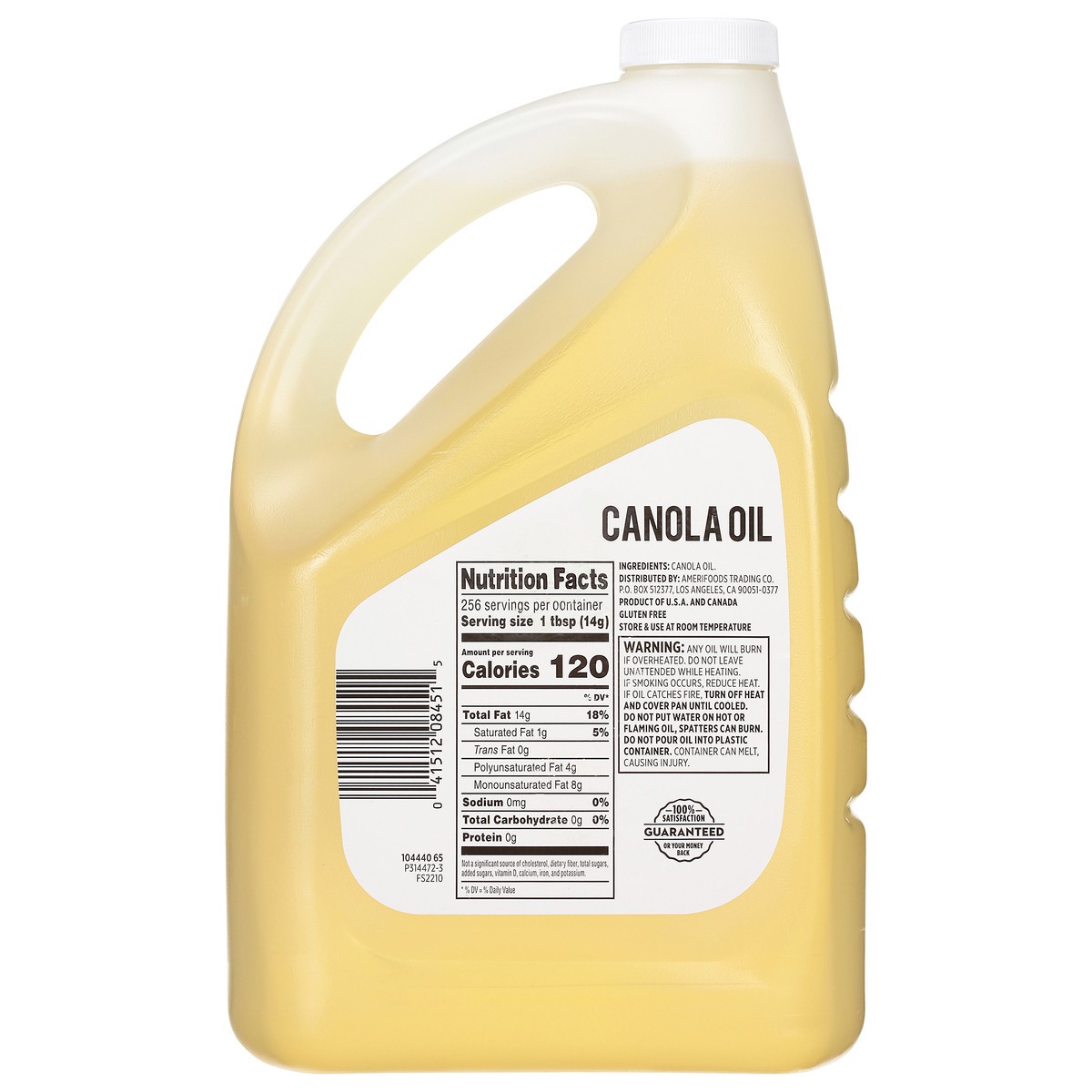 slide 7 of 12, Cb22 First Street Pure Canola Oil, 1 gal