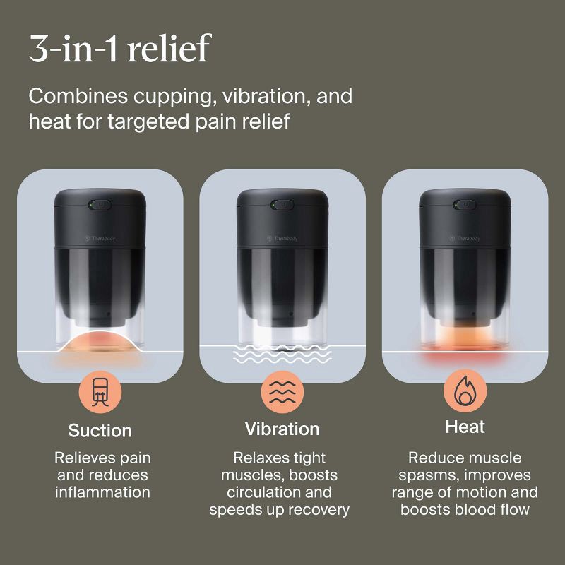 slide 8 of 8, Therabody Theracup Portable Cupping Massager, 1 ct