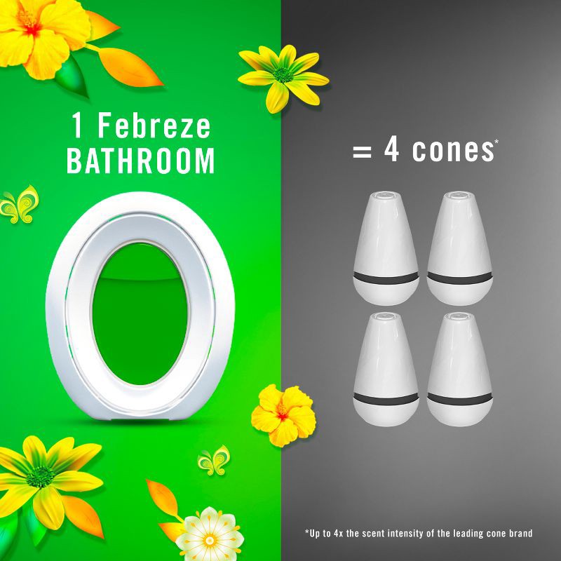 slide 6 of 14, Febreze Gain Original Bathroom Air Freshener - 3ct, 3 ct