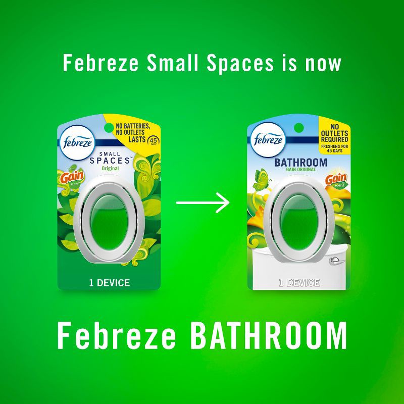 slide 9 of 14, Febreze Gain Original Bathroom Air Freshener - 3ct, 3 ct