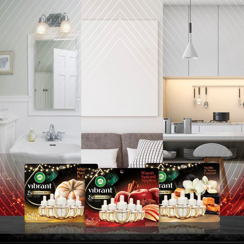 slide 3 of 8, Air Wick Scented Oil Air Freshener Spiced Apples - 1.34 fl oz, 1.34 fl oz