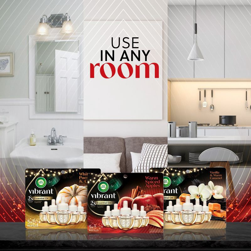 slide 6 of 8, Air Wick Scented Oil Air Freshener Spiced Apples - 1.34 fl oz, 1.34 fl oz