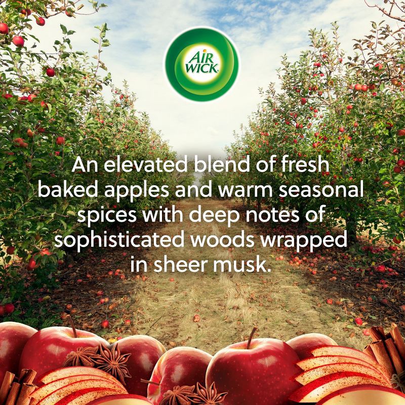 slide 8 of 8, Air Wick Scented Oil Air Freshener Spiced Apples - 1.34 fl oz, 1.34 fl oz