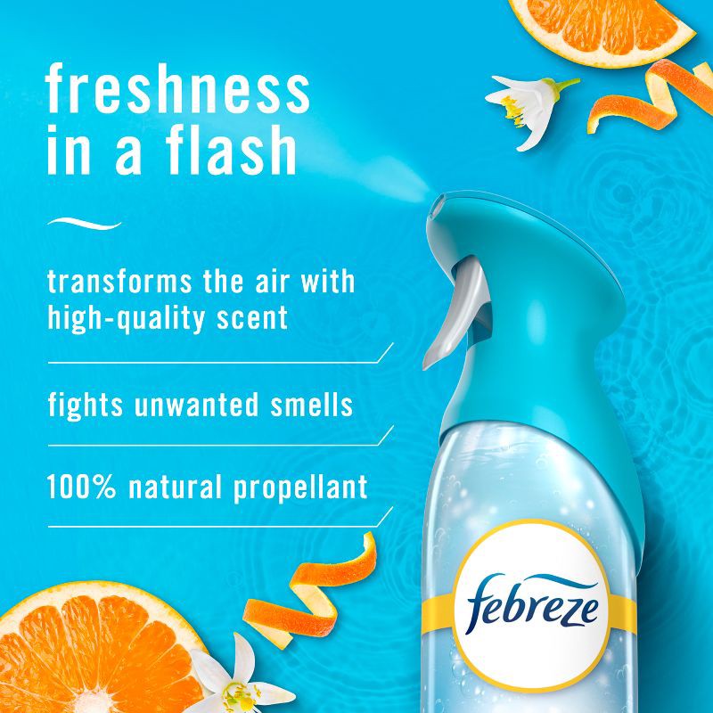 slide 3 of 12, Febreze Air Odor-Fighting Air Freshener - Zesty Orange Blossom - 8.8oz, 8.8 oz