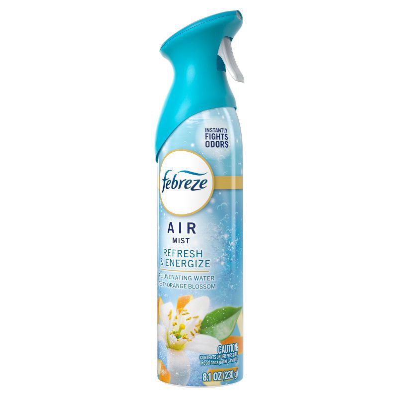 slide 12 of 12, Febreze Air Mist Odor-Fighting Air Freshener - Zesty Orange Blossom - 8.1oz, 8.1 oz