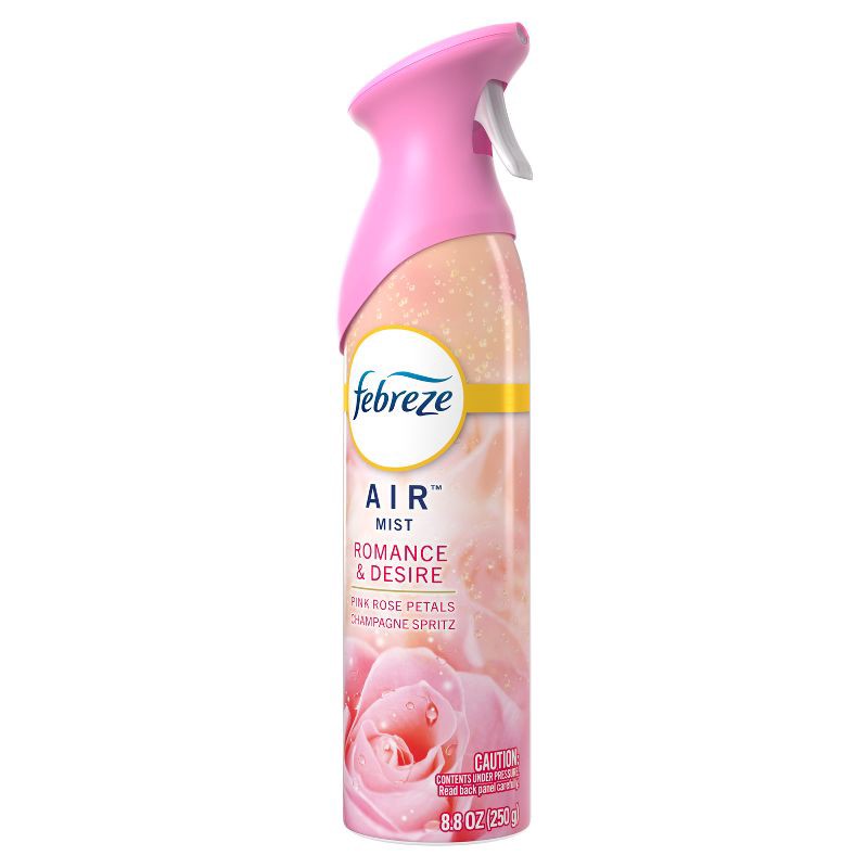 slide 10 of 13, Febreze Air Odor-Fighting Air Freshener - Pink Rose Petals - 8.8oz, 8.8 oz