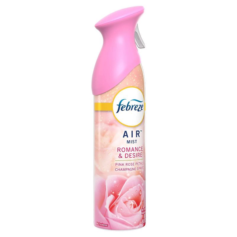 slide 11 of 13, Febreze Air Odor-Fighting Air Freshener - Pink Rose Petals - 8.8oz, 8.8 oz
