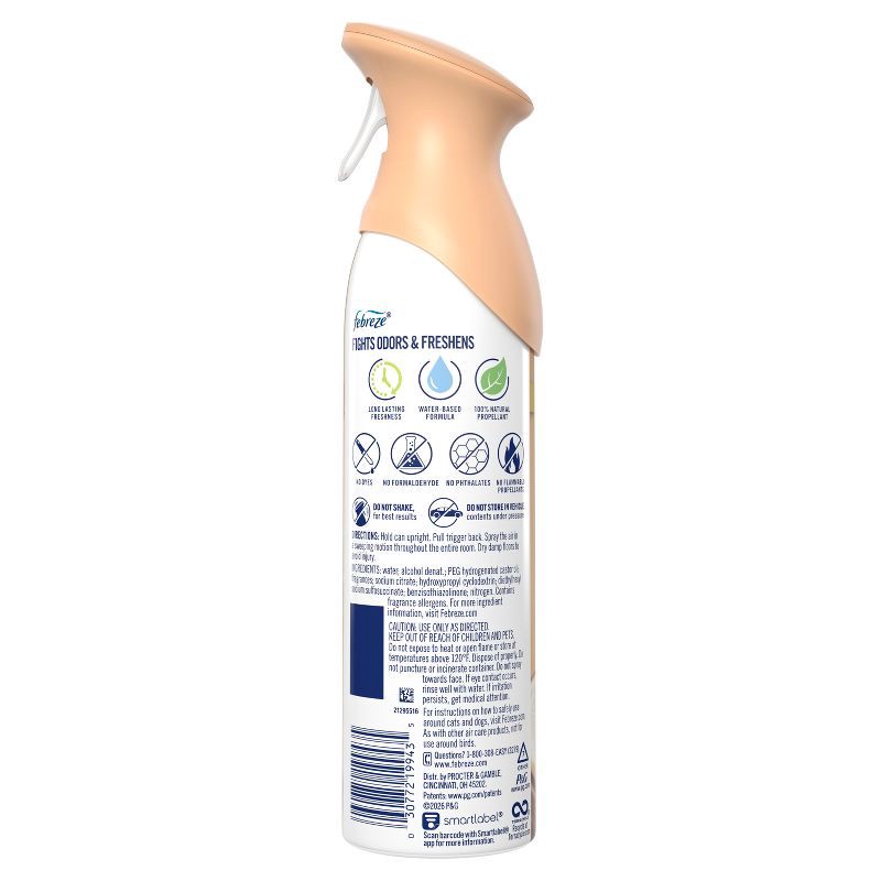 slide 2 of 12, Febreze Air Mist Odor-Fighting Air Freshener - Whipped Warm Sugar - 8.1oz, 8.1 oz