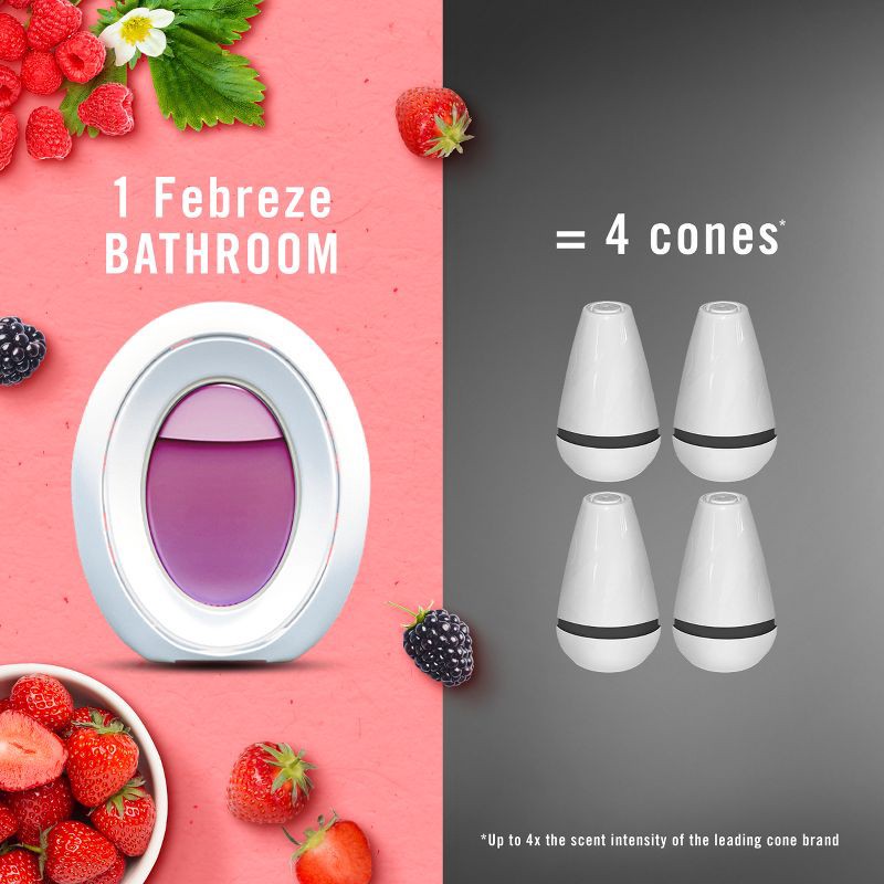 slide 6 of 14, Febreze Berry & Bramble Bathroom Air Freshener - 3ct, 3 ct