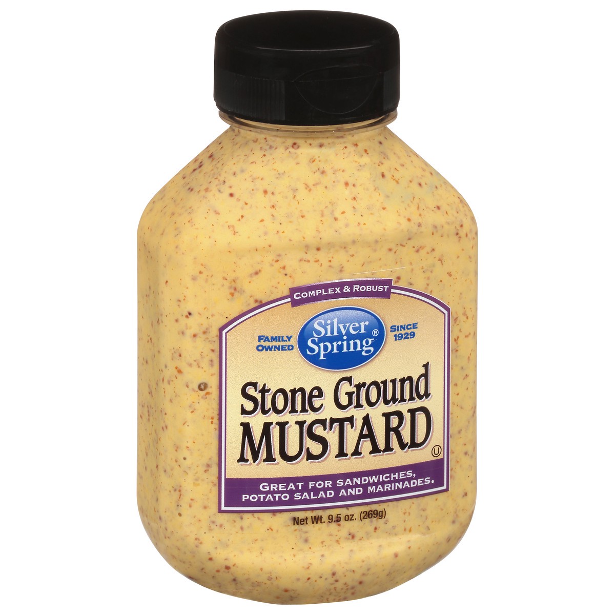 slide 14 of 14, Silver Spring Complex & Robust Stone Ground Mustard 9.5 oz, 9.5 oz