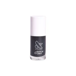 Olive & June Quick Dry Nail Polish - Black - 0.3 fl oz