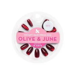 Olive & June Press-On Fake Nails - Oval Medium - Velvet - 42ct
