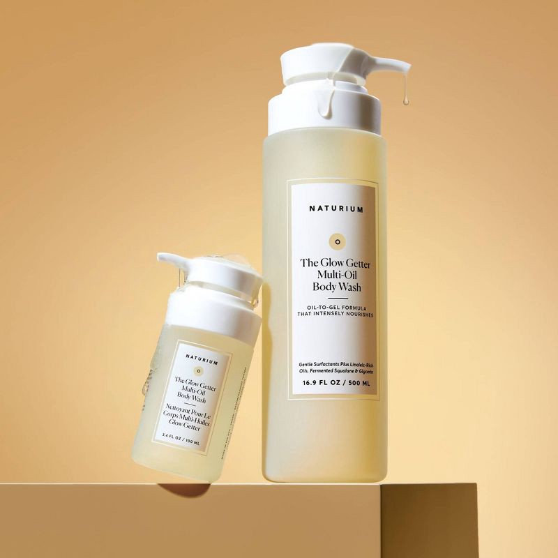 slide 3 of 4, Naturium Mini The Glow Getter Multi-Oil Body Wash - Scented - Trial Size - 3.4 fl oz, 3.4 fl oz