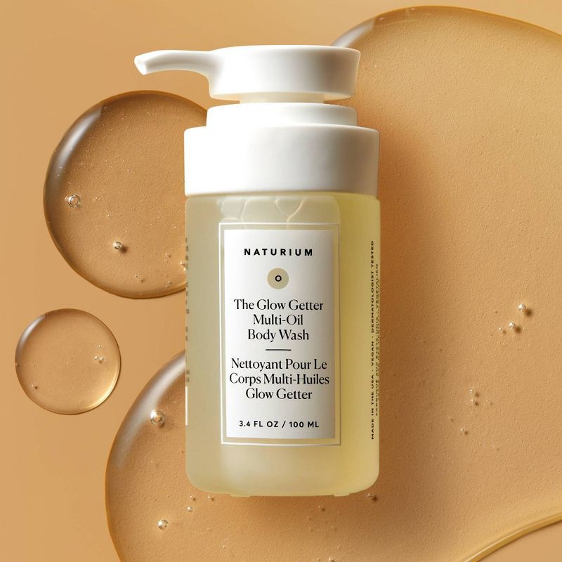 slide 4 of 4, Naturium Mini The Glow Getter Multi-Oil Body Wash - Scented - Trial Size - 3.4 fl oz, 3.4 fl oz