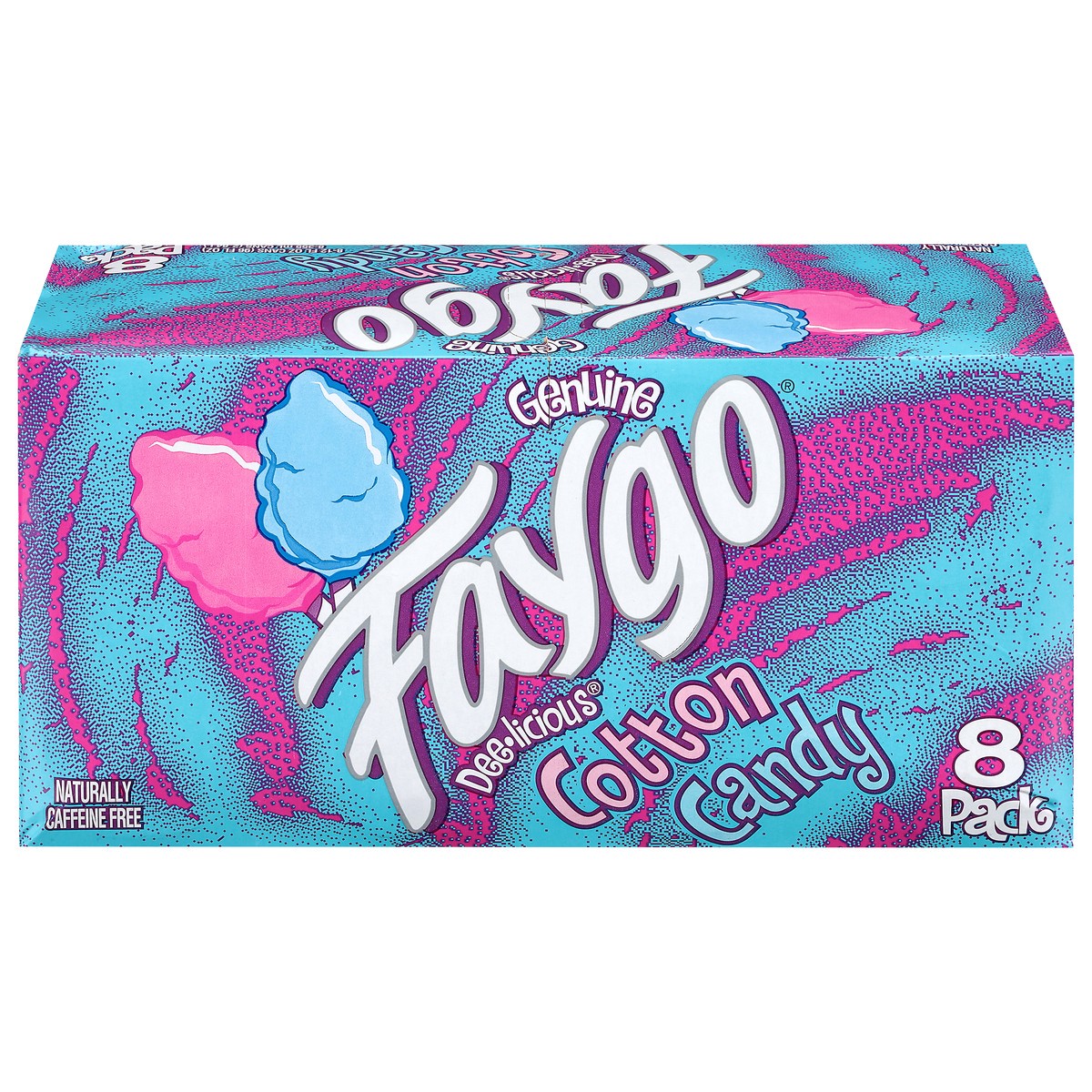 slide 3 of 4, Faygo Cotton Candy Soda 8 - 12 fl oz Cans, 8 ct