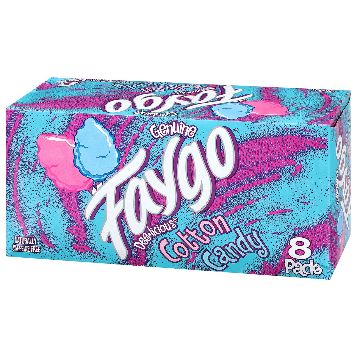 slide 2 of 4, Faygo Cotton Candy Soda 8 - 12 fl oz Cans, 8 ct
