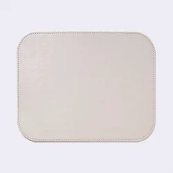 Faux Leather Mouse Pad Light Pink - Threshold™: Non-Skid Base, Desk Accessories, 9.75" x 7.75"