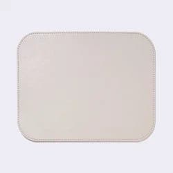 Faux Leather Mouse Pad Light Pink - Threshold™: Non-Skid Base, Desk Accessories, 9.75" x 7.75"