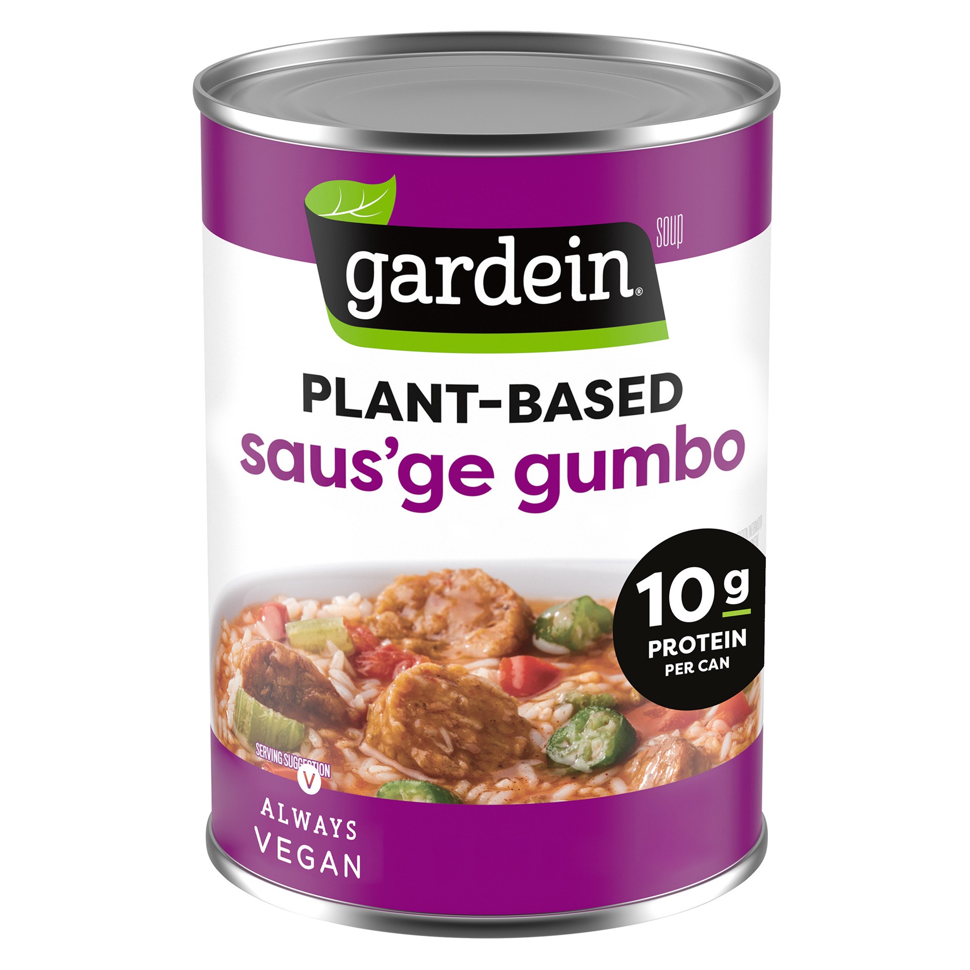 slide 1 of 1, Gardein Plant-Based Saus'ge Gumbo Soup 15 oz, 15 oz