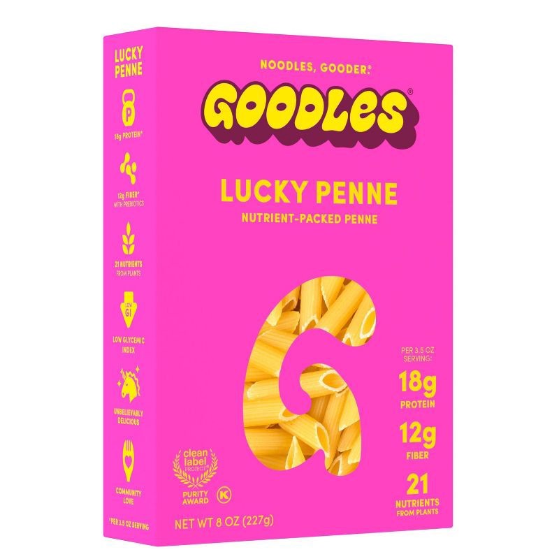 slide 1 of 6, Goodles Dry Pasta Lucky Penne - 8 oz, 8 oz