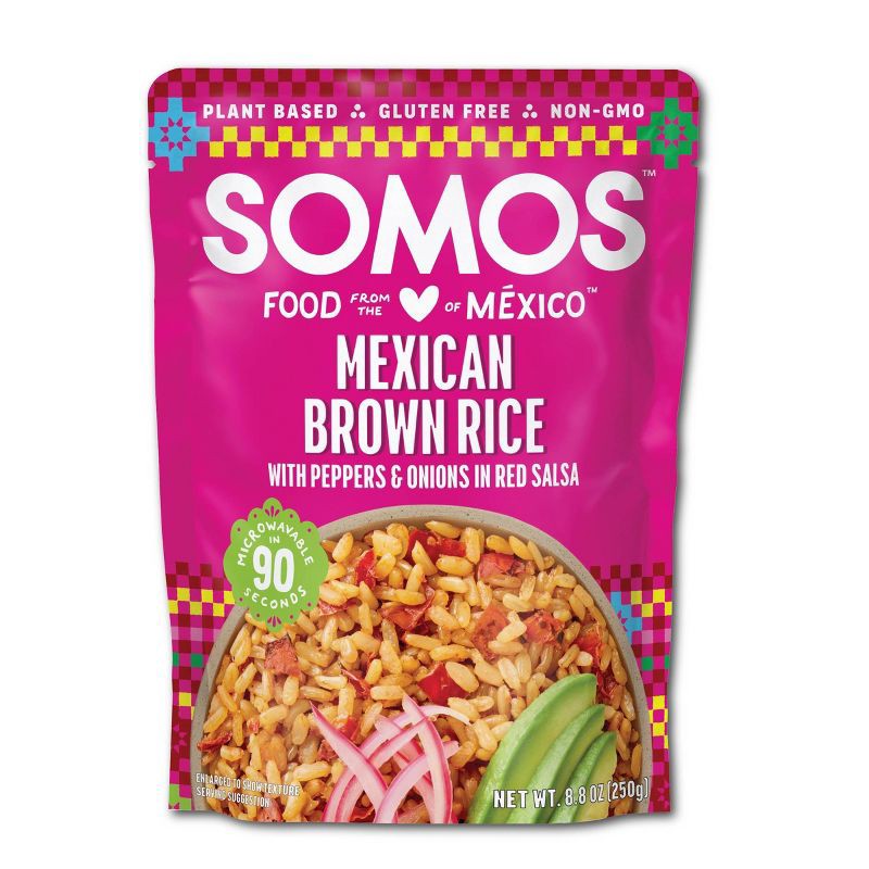 slide 1 of 6, SOMOS FOODS Somos Mexican Brown Rice Ready to Eat - 8.8oz, 8.8 oz