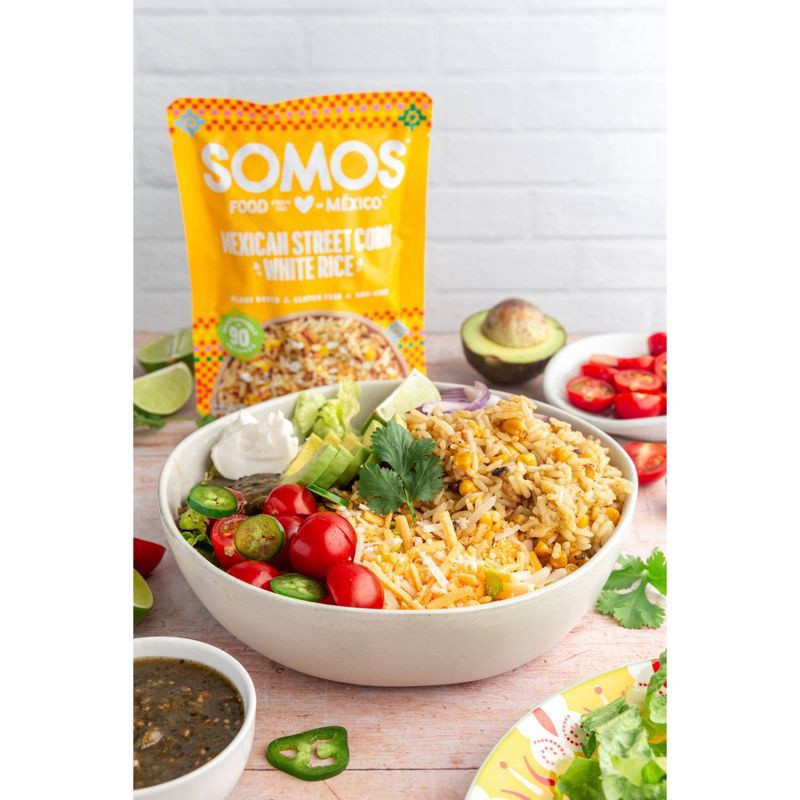 slide 4 of 6, SOMOS FOODS Somos Street Corn White Rice Ready to Eat - 8.8oz, 8.8 oz