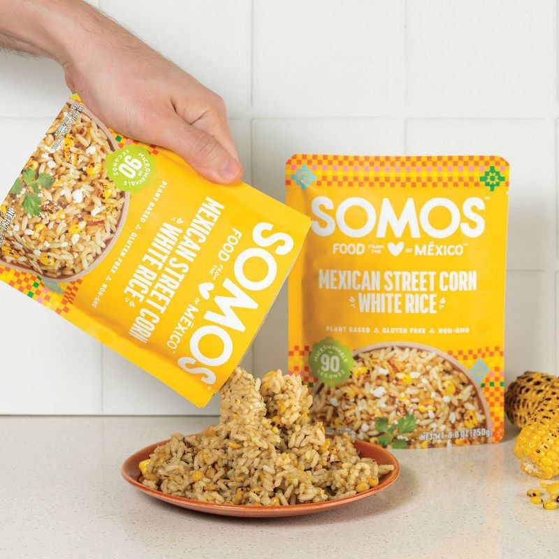 slide 6 of 6, SOMOS FOODS Somos Street Corn White Rice Ready to Eat - 8.8oz, 8.8 oz
