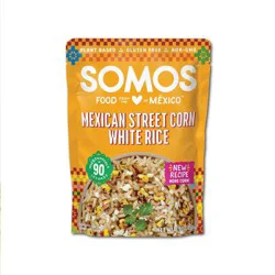 SOMOS FOODS Somos Street Corn White Rice Ready to Eat - 8.8oz