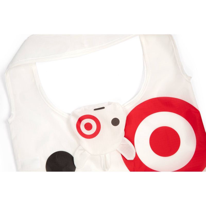slide 5 of 5, Reusable Bag Foldable Pocket Bag Bullseye Dog, 1 ct