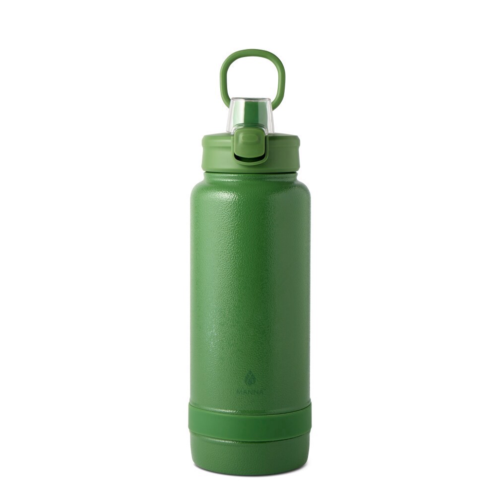 slide 3 of 4, Manna™ Push Bottle - Green, 40 oz