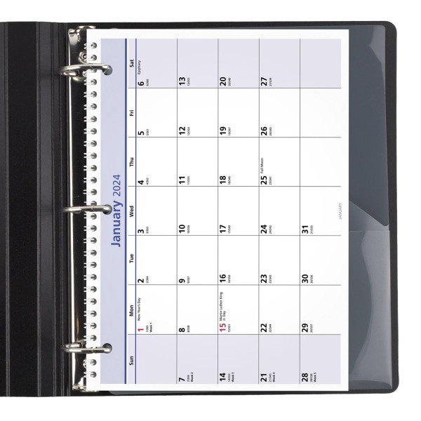 slide 5 of 8, 2025 At-A-Glance Quicknotes Monthly Wall Calendar, 11"" X 8"", Traditional, January 2025 To December 2025, Pm5028, 1 ct