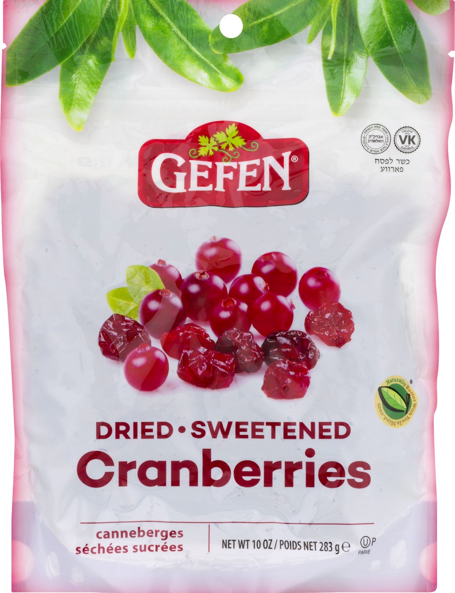 slide 5 of 11, Gefen Dried Sweetened Cranberries 10 oz, 10 oz