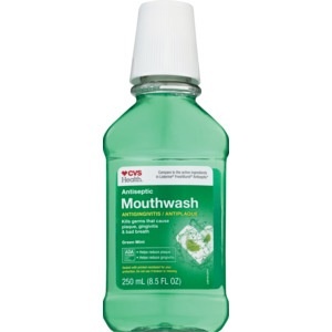 slide 1 of 1, CVS Health Antiseptic Mouthwash 8.45 Oz, Green Mint, 1 ct