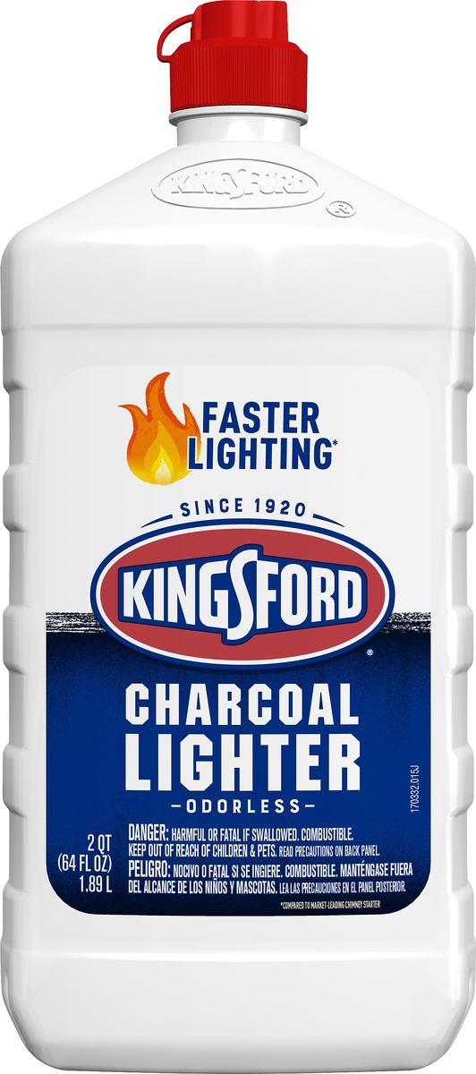 slide 2 of 3, KINGSFORD Charcoal Lighter Fluid, 64 oz