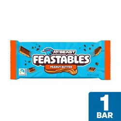 Feastables MrBeast Candy Bar - Milk Chocolate Peanut Butter 60g