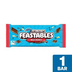 Feastables MrBeast Candy Bar Milk Chocolate Crunch 60g