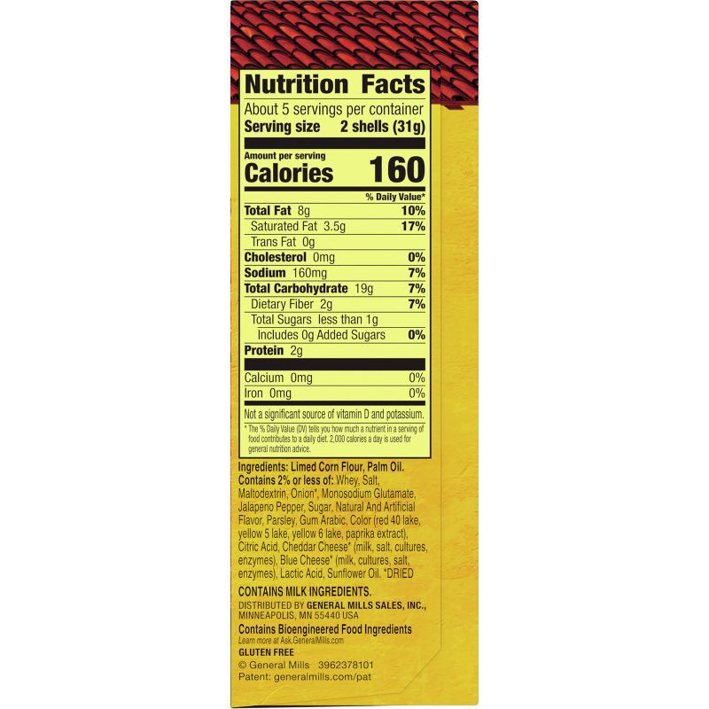 slide 6 of 10, Old El Paso Gluten Free Taco Shells Bold Jalapeno Cheddar - 5.4oz, 5.4 oz