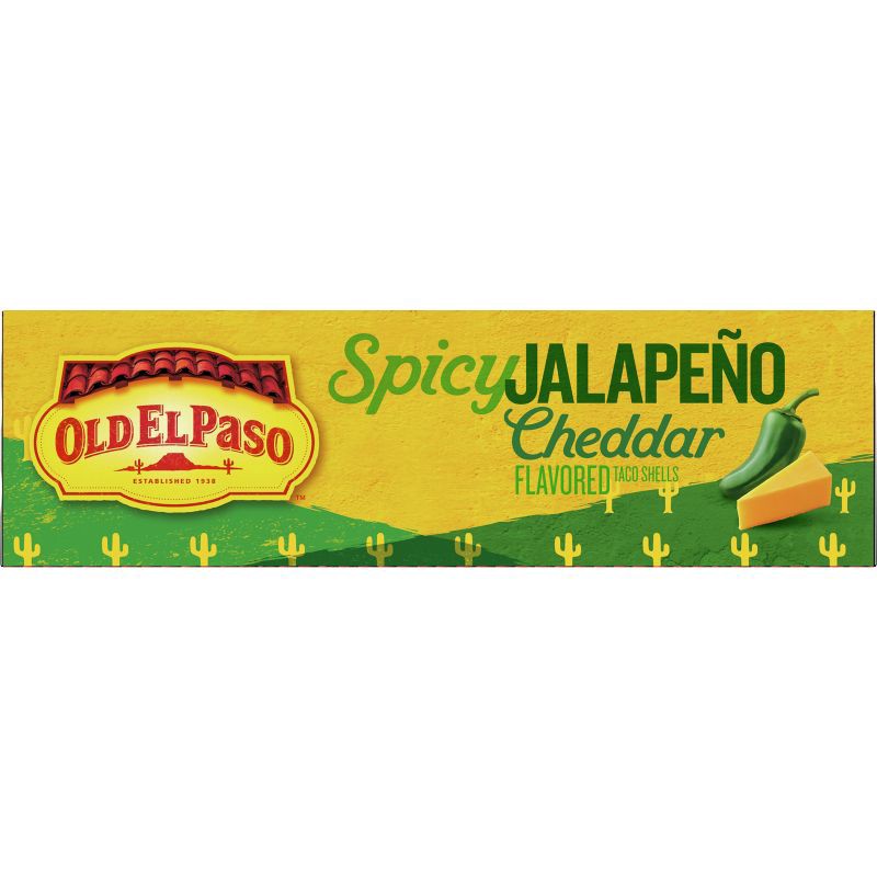 slide 7 of 10, Old El Paso Gluten Free Taco Shells Bold Jalapeno Cheddar - 5.4oz, 5.4 oz