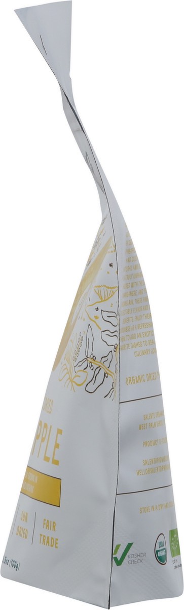 slide 13 of 13, Salento Provisions Organic Dried Pineapple 3.5 oz, 3.5 oz