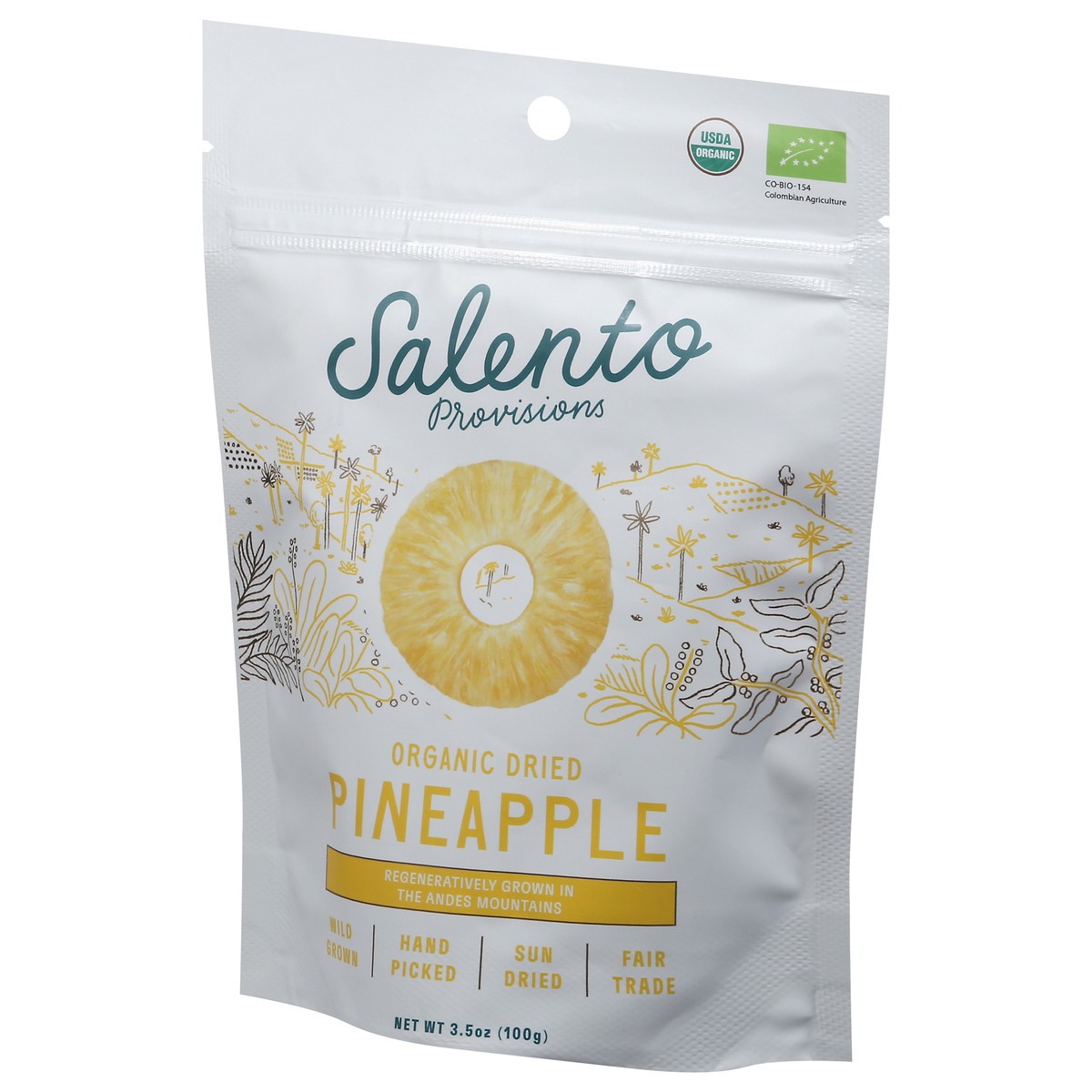 slide 8 of 13, Salento Provisions Organic Dried Pineapple 3.5 oz, 3.5 oz
