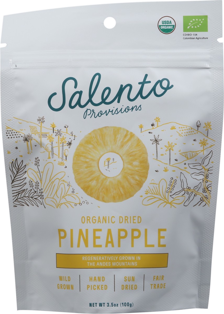 slide 9 of 13, Salento Provisions Organic Dried Pineapple 3.5 oz, 3.5 oz