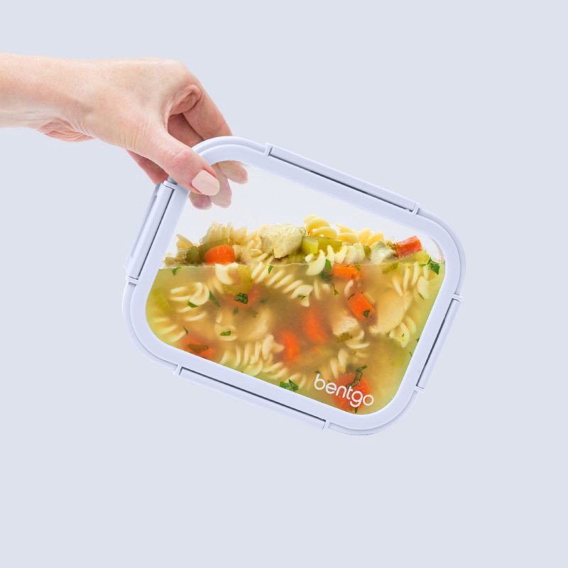 slide 5 of 8, Bentgo 2pc 4.4c Glass Meal Prep Container Set Blue Quartz, 2 ct