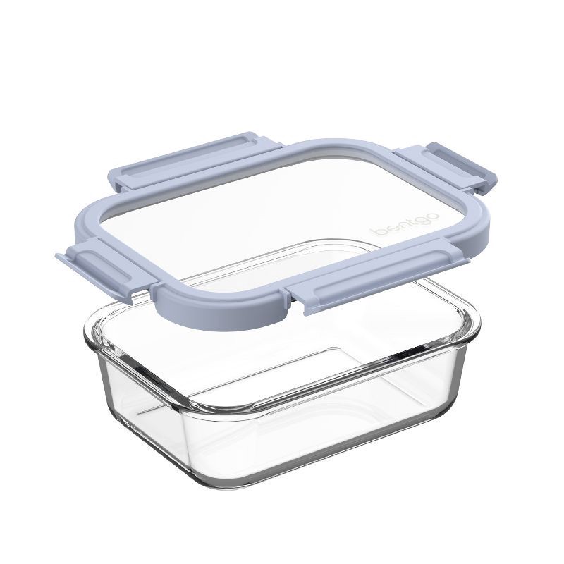 slide 6 of 8, Bentgo 2pc 4.4c Glass Meal Prep Container Set Blue Quartz, 2 ct