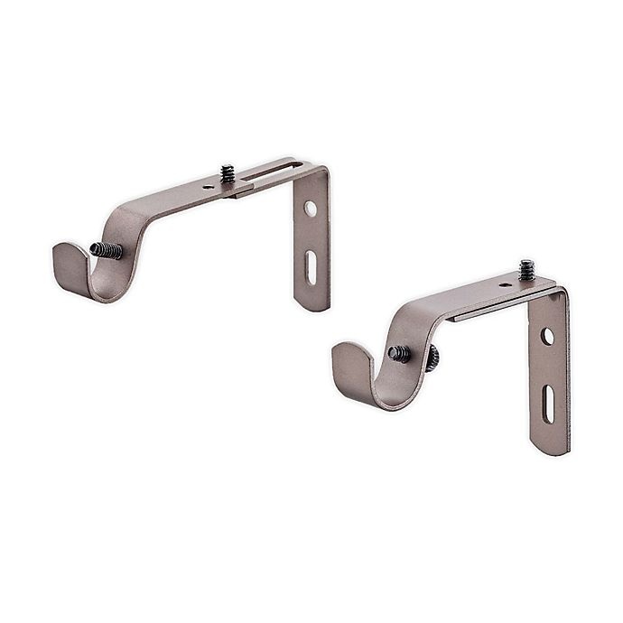 slide 1 of 1, Cambria Classic Steel Replacement Window Brackets - Oil Rubbed Bronze, 2 ct