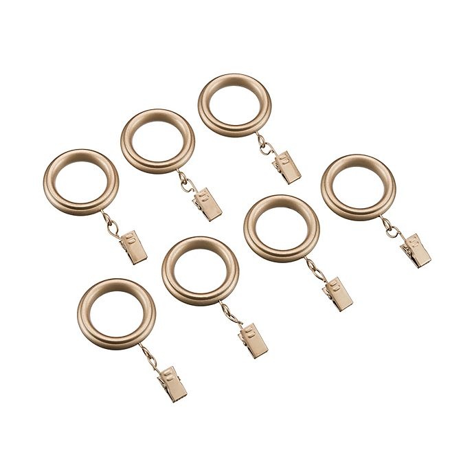 slide 1 of 1, Cambria Casuals Clip Rings - Soft Gold, 7 ct