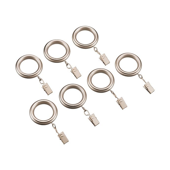 slide 1 of 1, Cambria Casuals Clip Rings - Champagne, 7 ct