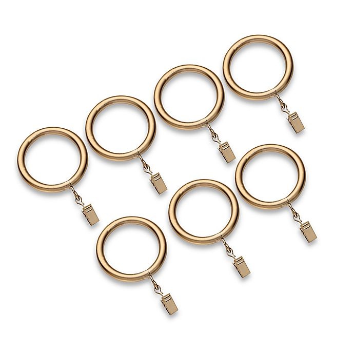 slide 1 of 1, Cambria Estate Round Clip Rings - Warm Gold, 7 ct